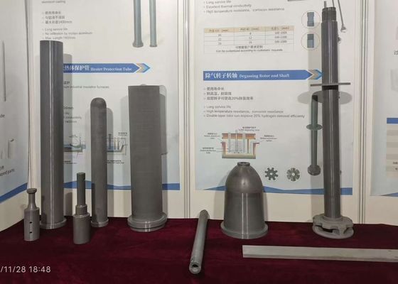 Μαύρο νιτρώδιο του πυριτίου κεραμική αποαέρια ροτόρα και σχήμα για την αφαίρεση υδρογόνου της καθαρισμού του υγρού αλουμινίου